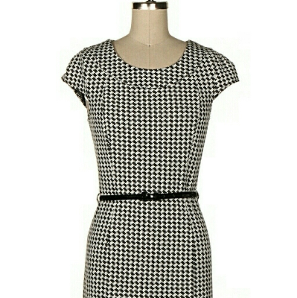 Houndstooth Dress